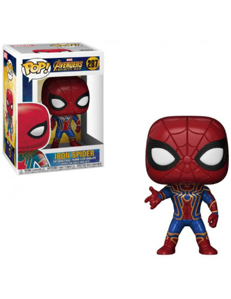 es::Vengadores Infinity War Figura POP! Movies Vinyl Iron Spider 9 cm
