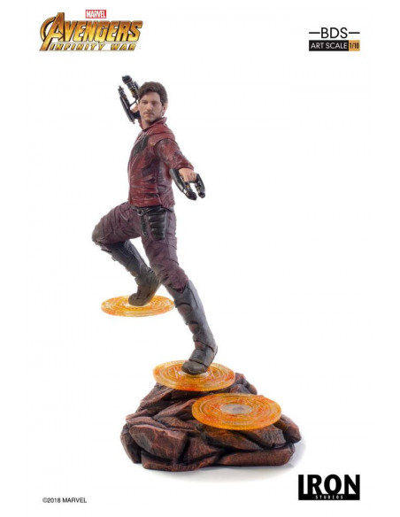 es::Vengadores Infinity War Estatua BDS Art Scale 1/10 Star-Lord 23 cm