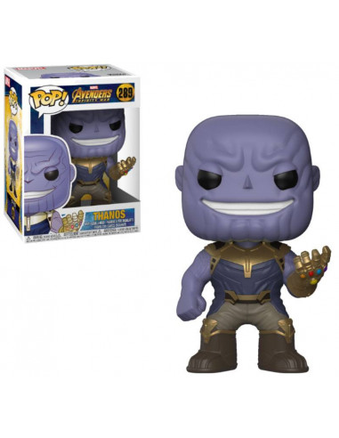 es::Vengadores Infinity War Figura POP! Movies Vinyl Thanos 9 cm