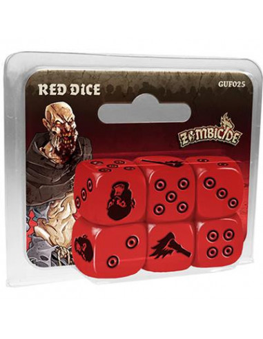 es::Zombicide: Black Plague. Red Dice dados