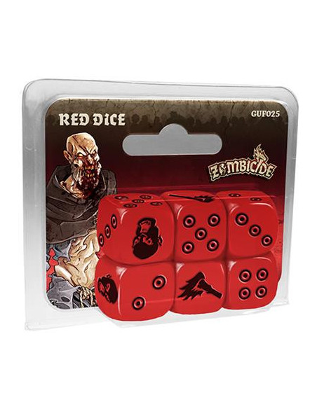 es::Zombicide: Black Plague. Red Dice dados
