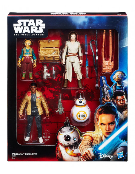 es::Star Wars Episode VII Pack de 4 Figuras 2016 Takodana Encounter 10 cm