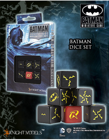 es::Batman Miniature Game: Batman Dice set