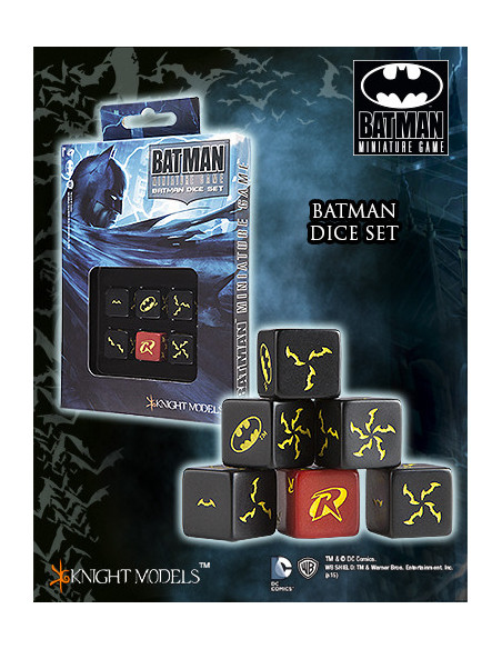 es::Batman Miniature Game: Batman Dice set