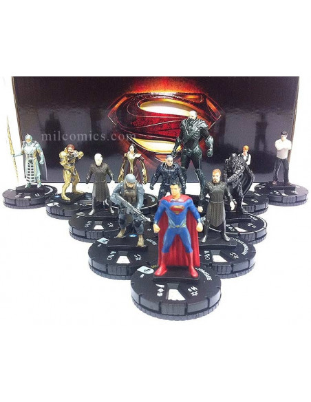 es::Dc Heroclix - Man Of Steel Gravity Feed Complete Set