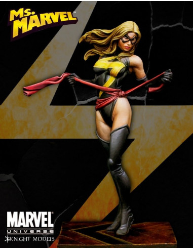 es::Ms Marvel - Figura de metal para pintar Knight Models