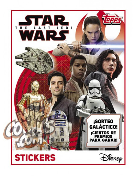 es::SW The Last Jedi Cromos - 1 sobre