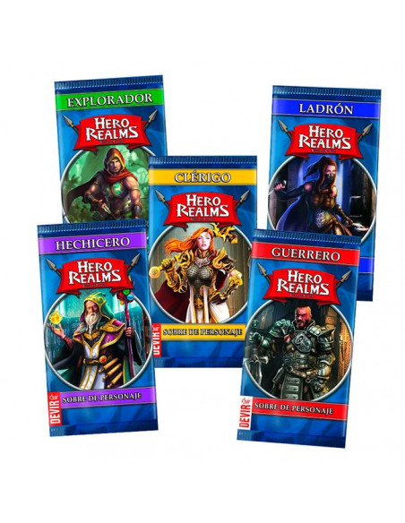 es::Hero Realms - Pack de 5 sobres de personaje