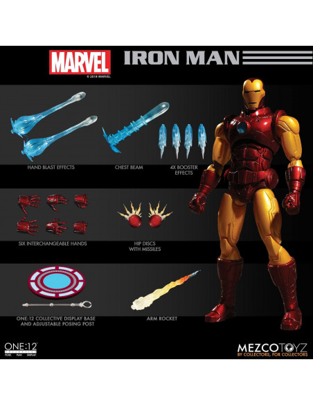 es::Marvel Universe Figura 1/12 Iron Man 18 cm es::Marvel Universe Figura 1/12 Iron Man 18 cm