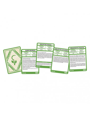 es::D&D Cartas de conjuros: Druida