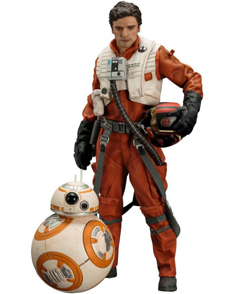 es::Star Wars Episode VII Pack de 2 Estatuas 1/10 ARTFX+ Poe Dameron & BB-8 7 - 18 cm