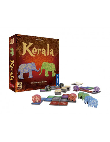 es::Kerala. El camino de los elefantes - Juego de mesa
