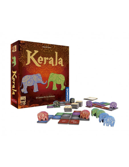 es::Kerala. El camino de los elefantes - Juego de mesa