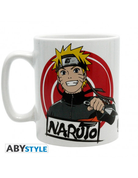 es::Naruto Shippuden Taza Naruto y Kakashi 460 ml.