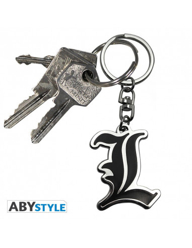 es::Death Note Llavero 'Símbolo L' 4,5 cm