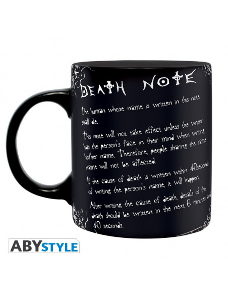 es::Death Note Taza L y reglas 320 ml es::Death Note Taza L y reglas 320 ml