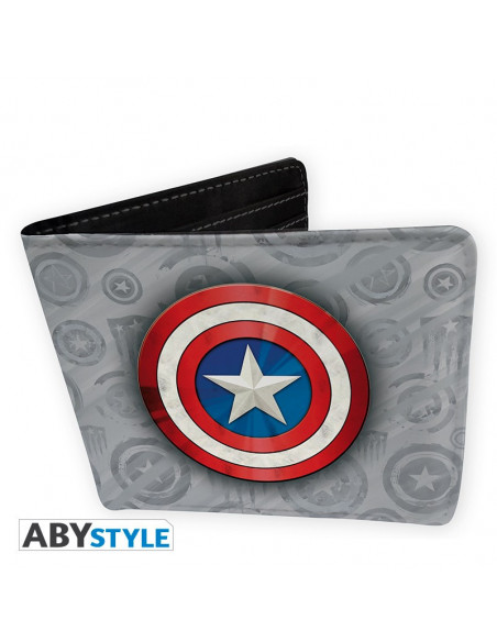 es::Marvel Comics Cartera de vinilo 'Capitán América'