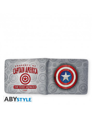 es::Marvel Comics Cartera de vinilo 'Capitán América'