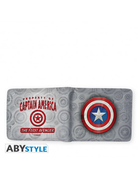 es::Marvel Comics Cartera de vinilo 'Capitán América'