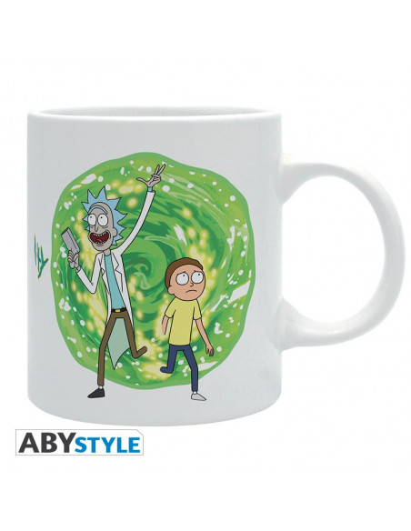 es::Rick y Morty Taza Portal 320 ml