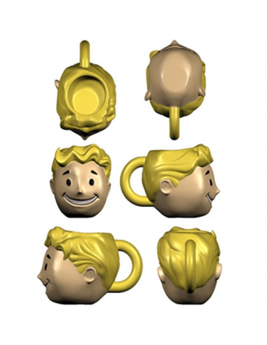 es::Fallout Taza 3D Cabeza de Vault Boy