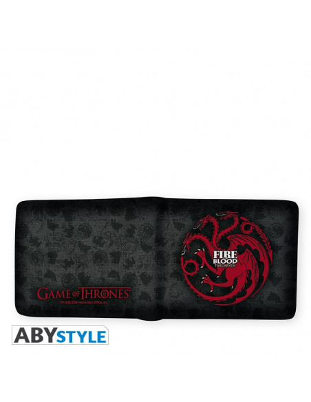 es::Juego de Tronos Cartera de vinilo Targaryen es::Juego de Tronos Cartera de vinilo Targaryen