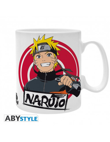 es::Naruto Shippuden Pack Taza + Llavero + Chapas Naruto