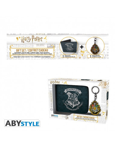 es::Harry Potter Pack de regalo Llavero + Cartera Hogwarts