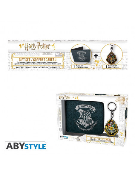es::Harry Potter Pack de regalo Llavero + Cartera Hogwarts