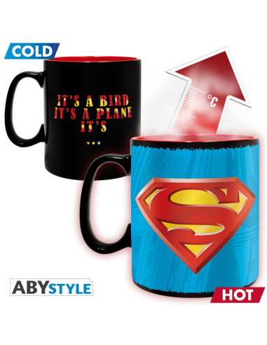 es::Marvel Comics Taza cambio de imagen 'Superman' 460 ml