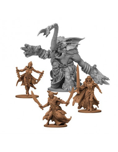 es::Massive Darkness. Asesinos de la luna sangrienta vs. el Avernofante - Caja de héroes y monstruo