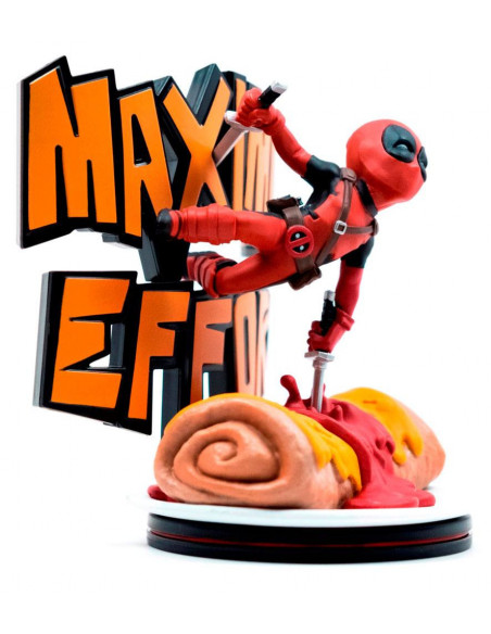 es::Marvel Diorama Q-Fig MAX Deadpool Maximum Effort 14 cm 