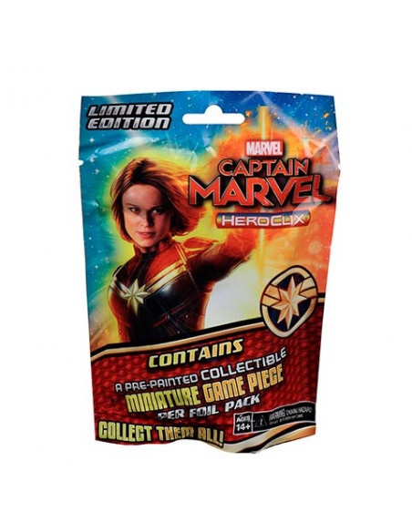 es::Marvel HeroClix: Captain Marvel Movie Gravity Feed 24 sobres sorpresa