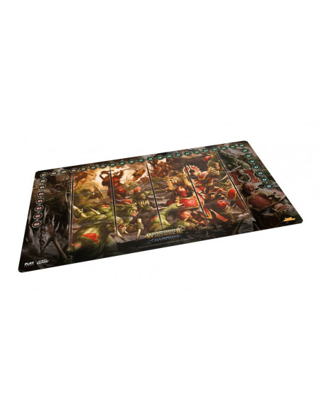 es::Warhammer Age of Sigmar: Champions Play-Mat Chaos vs. Destruction 64 x 35 cm