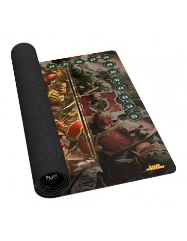 es::Warhammer Age of Sigmar: Champions Play-Mat Chaos vs. Destruction 64 x 35 cm