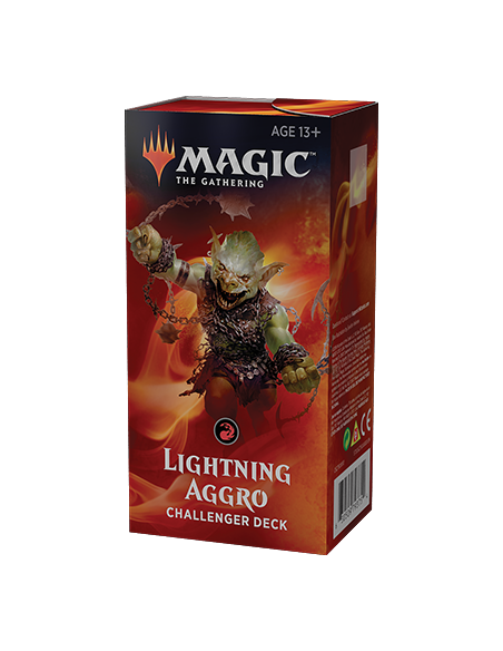 es::Magic the Gathering: Lightning Aggro - Challenger Deck 2019 Mazo en inglés