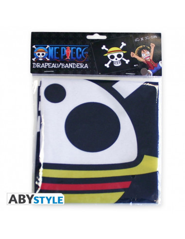 es::One Piece Bandera Calavera - Luffy 50 x 60 cm