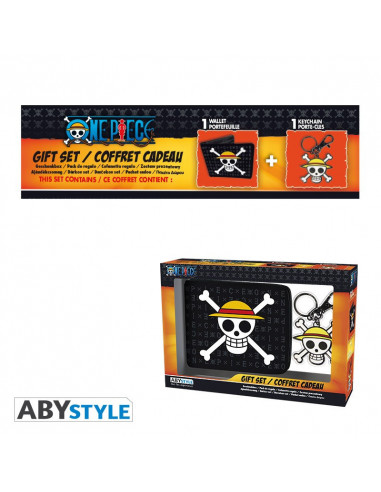 es::One Piece Pack de regalo Llavero + Cartera Calavera Luffy