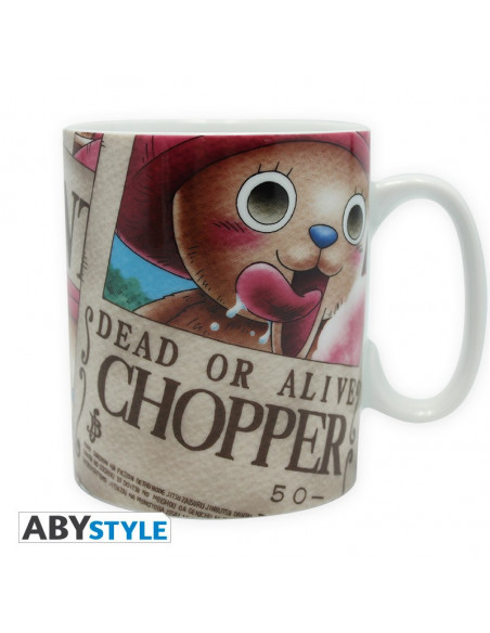 es::One Piece Taza Chopper Wanted 460 ml es::One Piece Taza Chopper Wanted 460 ml