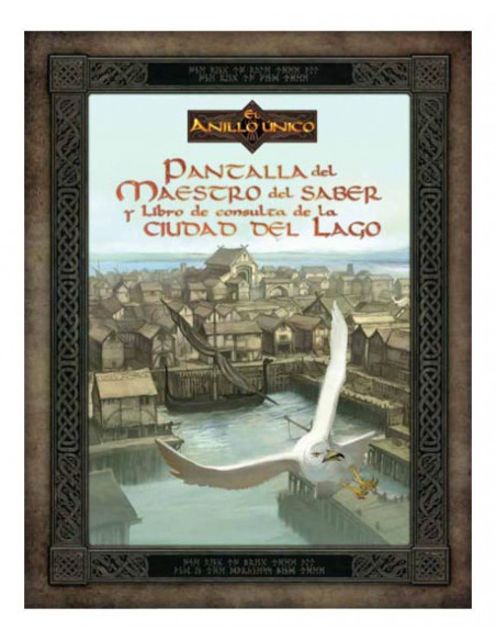 es::El Anillo Único - Pantalla del Maestro del Saber y Libro de consulta de la Ciudad del Lago