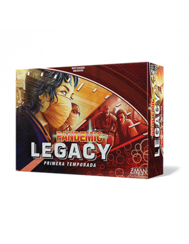 es::Pandemic Legacy Primera Temporada Caja roja - Juego de tablero