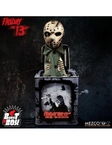 es::Viernes 13 Caja de música Caja sorpresa Burst-A-Box Jason Voorhees 36 cm
