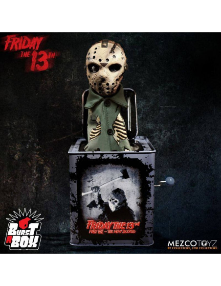 Viernes 13 Caja de música Caja sorpresa Burst-A-Bo-10 Viernes 13 Caja de música Caja sorpresa Burst-A-Bo-10