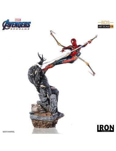 es::Vengadores: Endgame Estatua BDS Art Scale 1/10 Iron Spider vs Outrider 36 cm