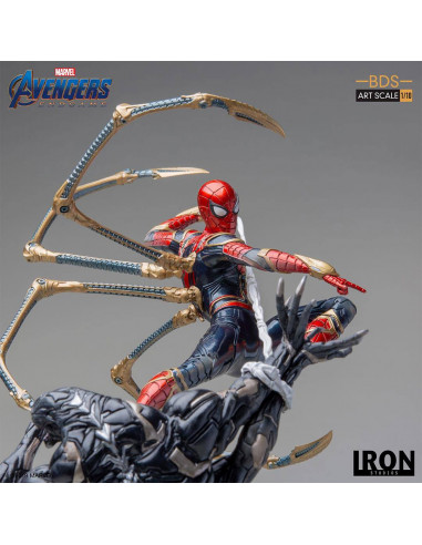 es::Vengadores: Endgame Estatua BDS Art Scale 1/10 Iron Spider vs Outrider 36 cm