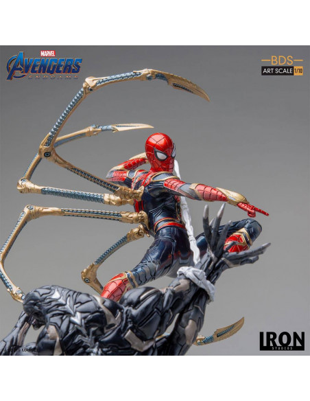 es::Vengadores: Endgame Estatua BDS Art Scale 1/10 Iron Spider vs Outrider 36 cm