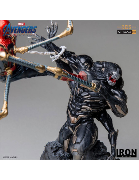 es::Vengadores: Endgame Estatua BDS Art Scale 1/10 Iron Spider vs Outrider 36 cm