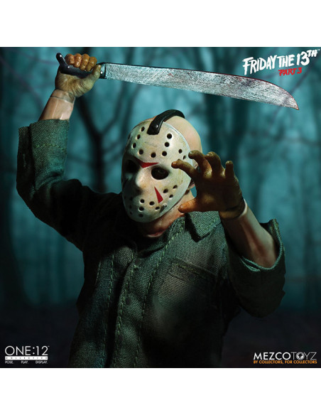 es::Viernes 13 Parte 3 Figura 1/12 Jason Voorhees The One:12 Collective 17 cm