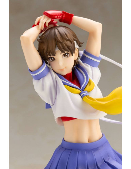 es::Street Fighter Bishoujo Estatua PVC 1/7 Sakura Round 2 22 cm
