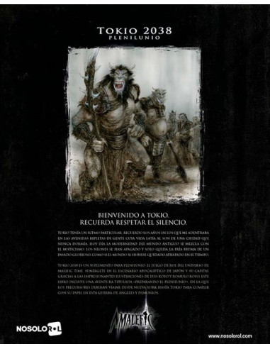 es::Plenilunio: Tokio 2038 - Suplemento Juego de rol